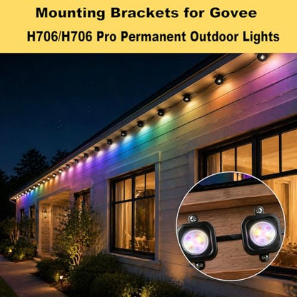 120 Packs Mounting Brackets for Govee H706