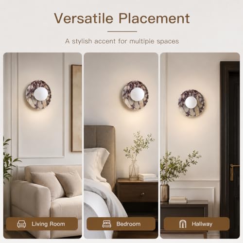 Natural Marble Wall Sconce