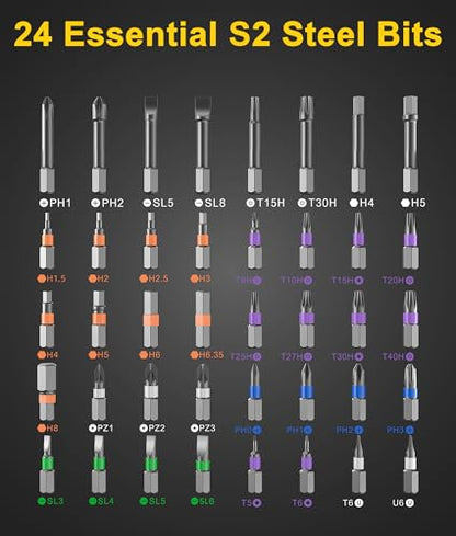 42 in 1 Ratchet Screwdriver Set