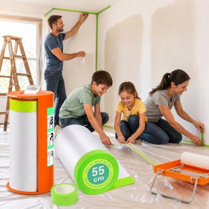 Pre Taped Masking Film with Dispenser
