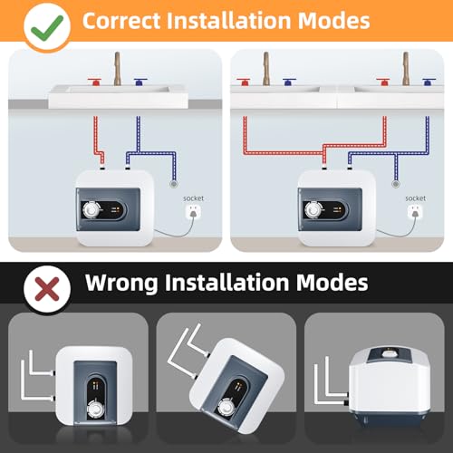 Electric Mini Tank Water Heater Under Sink Water Heater 1500W