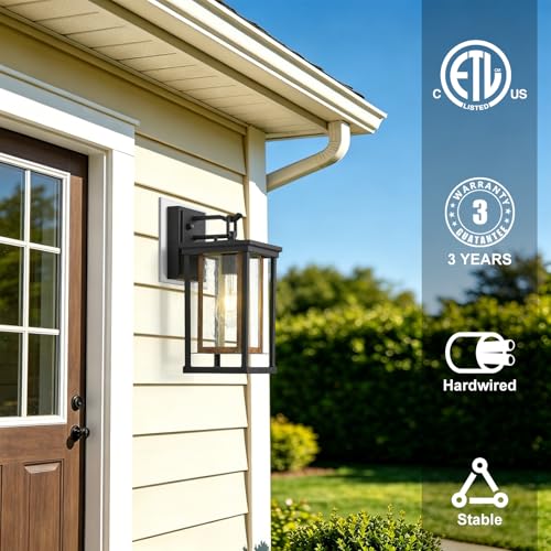 13 Inch Dusk to Dawn Outdoor Wall Lights for Porch