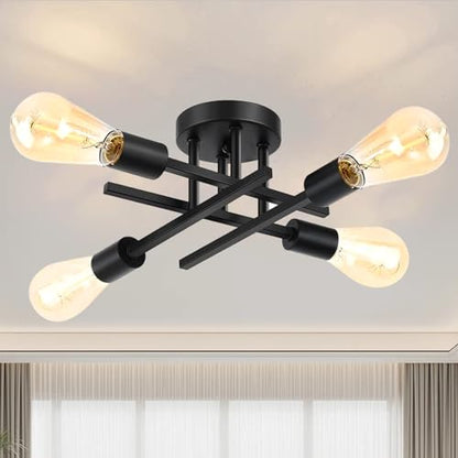 Semi Flush Mount Ceiling Light Fixture