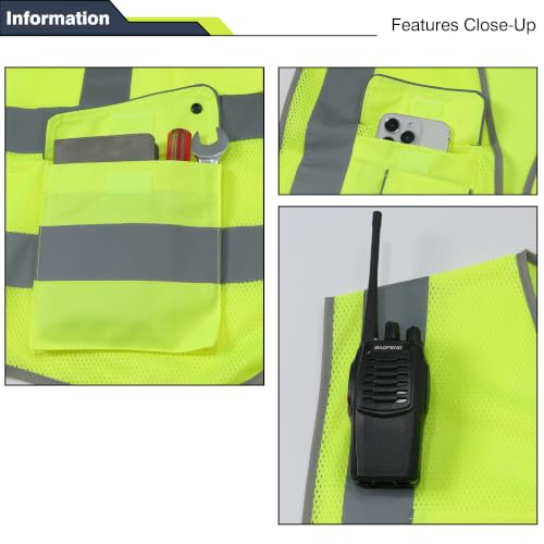 High Visibility Reflective Safety Vest
