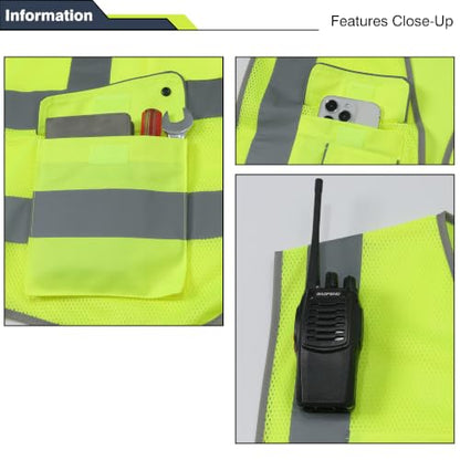 High Visibility Reflective Safety Vest