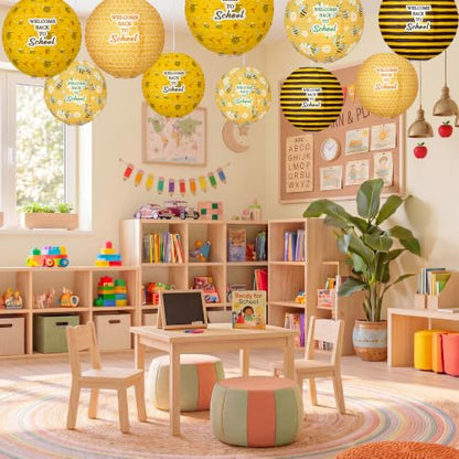 12 Pcs Back to School Classroom Paper Lanterns 8 Inch