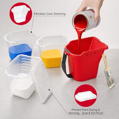 Paint Bucket Kit with Magnetic Holder