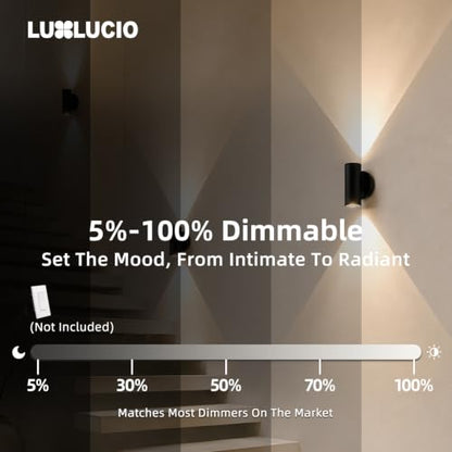 Indoor LED Wall Sconce Up and Down