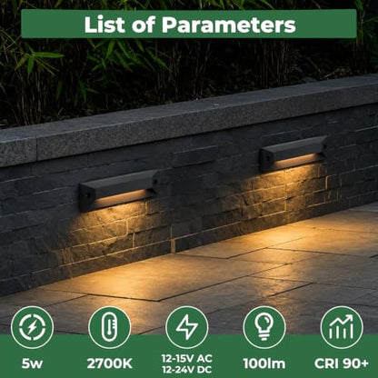 8 Inch Low Voltage LED Step Lights