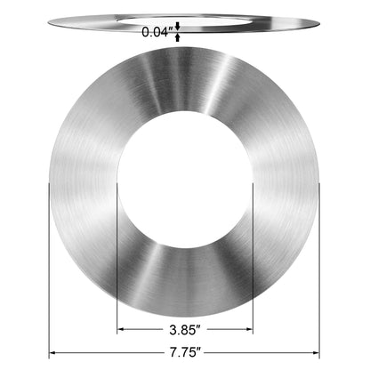 The Can Converter Ceiling Medallion for Recessed Can Light (Brushed Nickel)