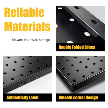 2 4 Pcs Metal Pegboard Panels