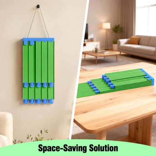 Wall Mounted Track Storage Organizer Compatible with Hot Wheels Race Tracks