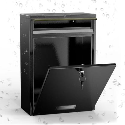 Wall Mounted Locking Mailbox for Outside