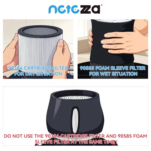 90304 Replacement Filter Kit Fits for shopvac Filter 90304 90350