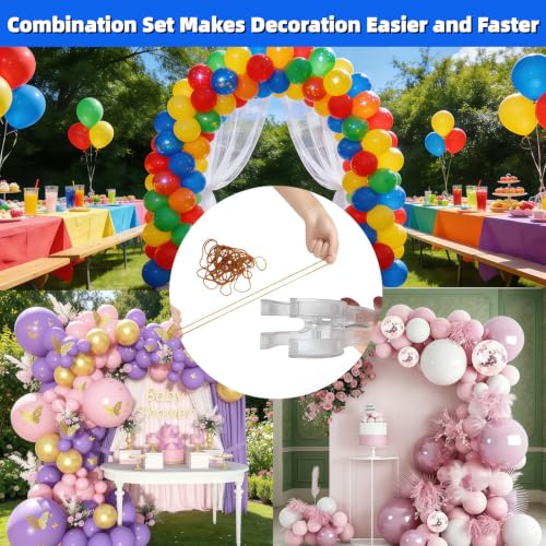 Balloon Arch Kit with Clear Spring Clamps for Party Decorations