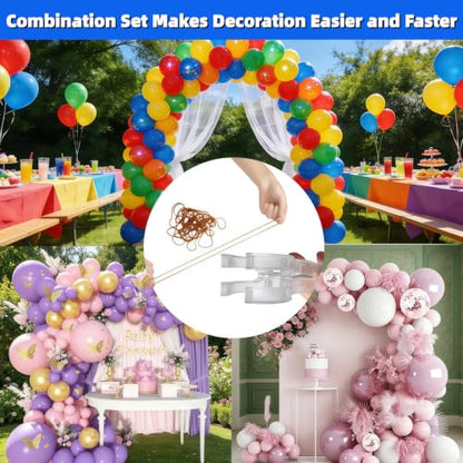 Balloon Arch Kit with Clear Spring Clamps for Party Decorations