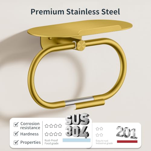 Hand Towel Holder with Shelf