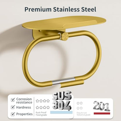 Hand Towel Holder with Shelf