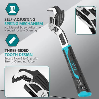 Self Adjusting Pipe Wrench Set
