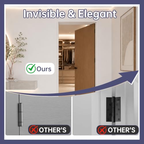 4.5 Inch Interior Hidden Door Hinge 110 Degree Self