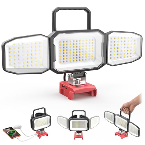 LED Work Light Compatible with DeWalt 20V Battery
