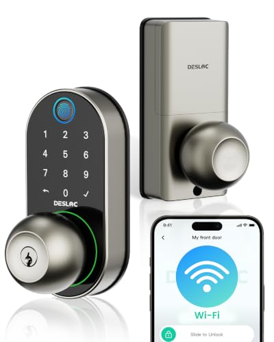 D212 Fingerprint Door Knob with WiFi