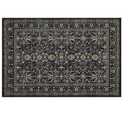 Washable Area Rug 6×9 for Living Room (Dark Gray / 6' x 9' (Rectangular))