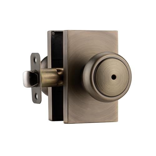 Antique Brass Door Knob with Non Locking for Hall & Kitchen