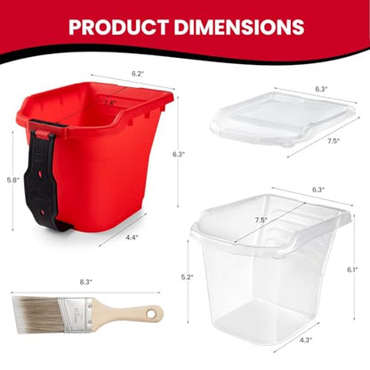 Paint Bucket Kit with Magnetic Holder