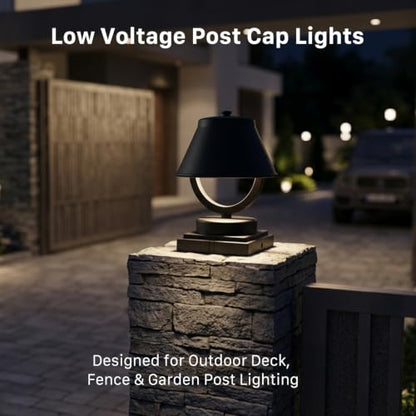 Low Voltage Post Lights 3W LED Outdoor Post Lighting 189 Lumens 3000K Warm White Die