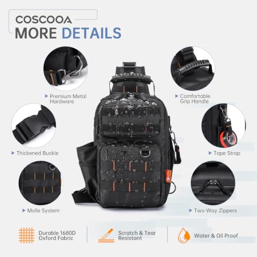 Tactical Electrician & HVAC Tool Chest Bag Small Tool Pouch 9L