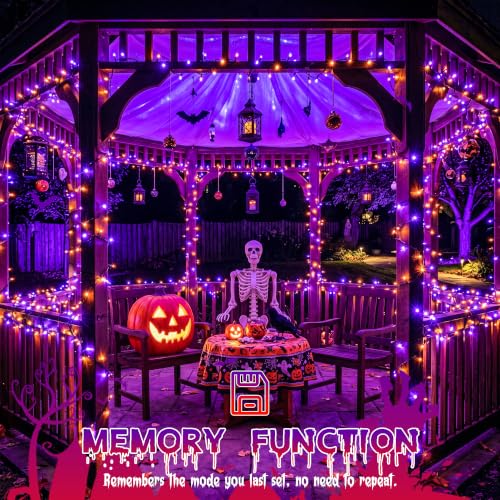 Orange Purple Halloween Lights