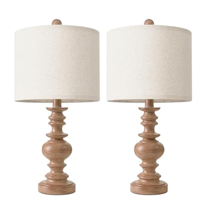 20” Small Traditional Table Lamps Set of 2