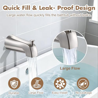 Universal Bathtub Tub Spout with Diverter