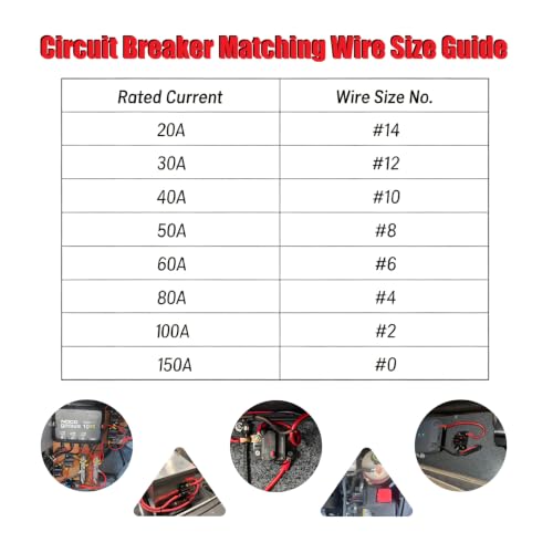 50 Amp DC Circuit Breaker 12V