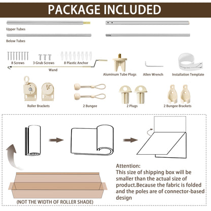 Outdoor Roller Shades for Patio (Sesame / 96"W x 96"H)