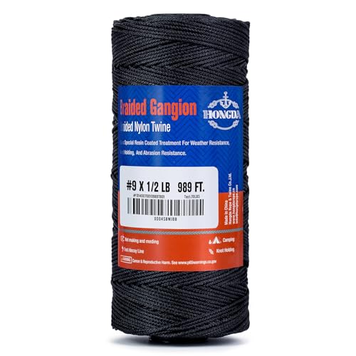 Braided Black Nylon String