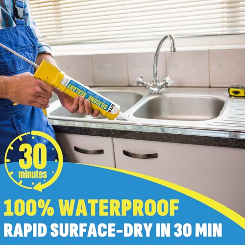 100% Waterproof Silicone Sealant Adhesive Caulking