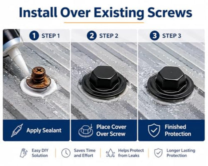 Metal Roof Screw Caps