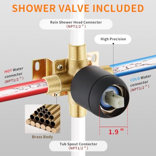 Tub Shower Faucet Set