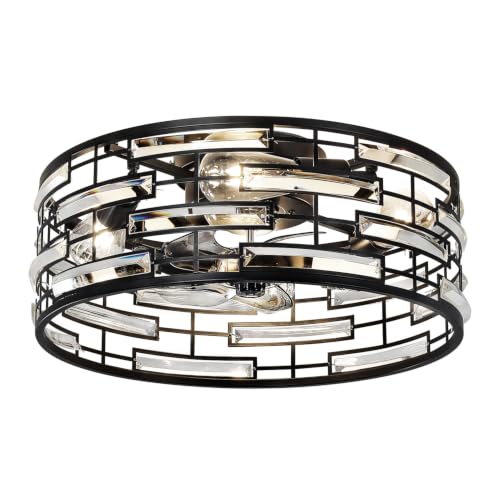 Caged Ceiling Fan with Light
