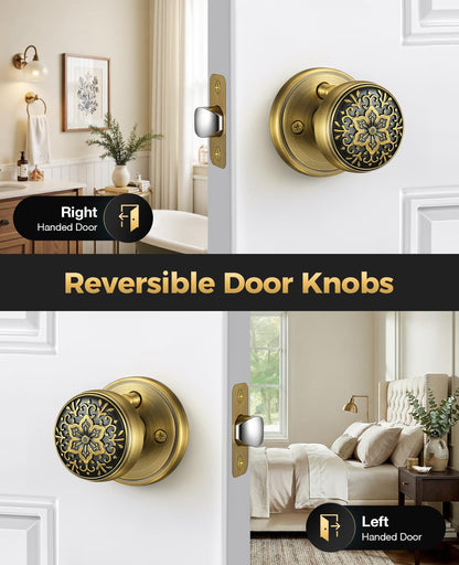 Brass Door Knobs (Brass)