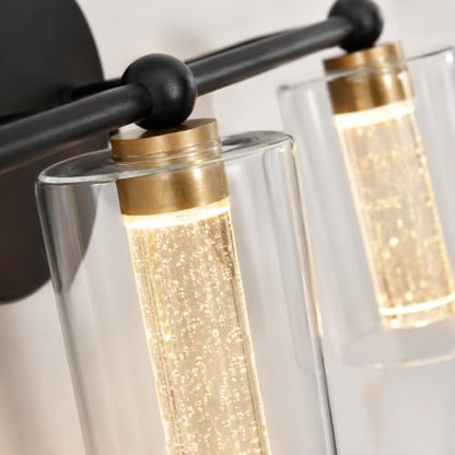 Brushed Nickel Vanity Light with 3 Color Modes