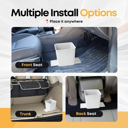 Car Trash Can (White)
