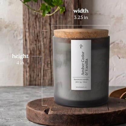 Luxury Beeswax Candle 10oz