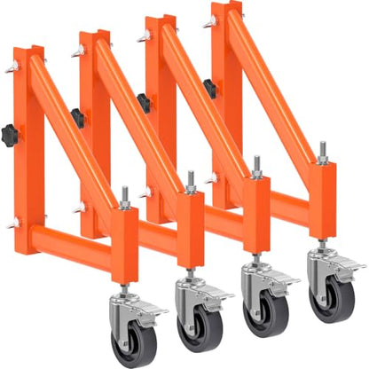 4 Pack Adjustable Scaffold Outriggers for Baker Scaffolding (Adjustable Scaffold Outriggers)
