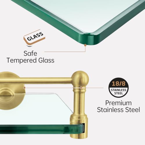 Glass Shelf Bathroom Shelf
