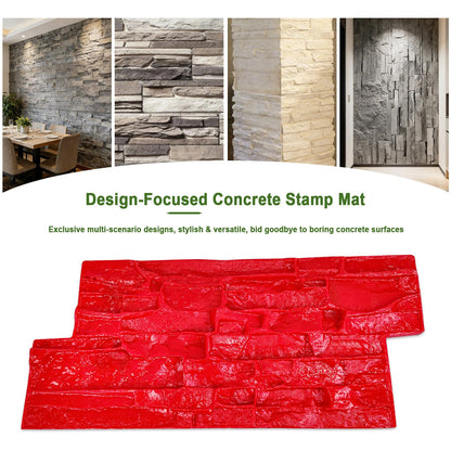 Concrete Stamps Mat 17.5 x 7.8 in with Handle (2)