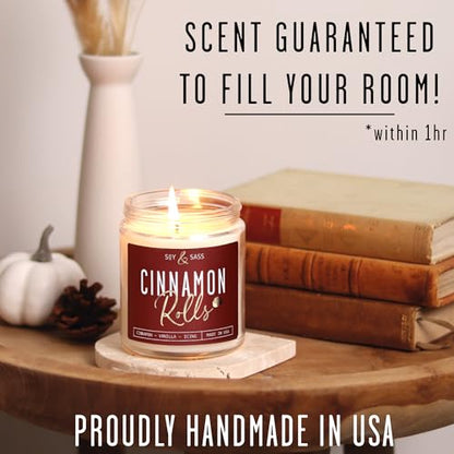 Cinnamon Candle (Cinnamon Rolls - Red)