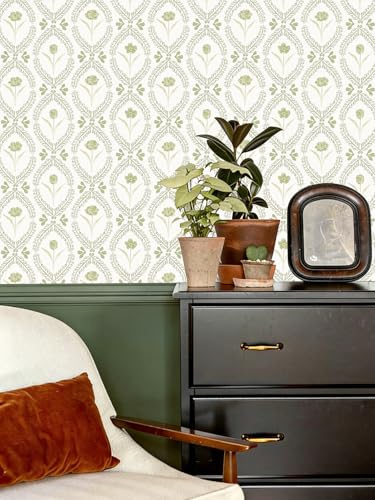 Peel and Stick Wallpaper Floral Wallpaper Leaf Contact Paper
